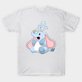 Elephant with Water bubbles T-Shirt